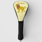 Leeuw ontwerp golfheadcover (Voorkant)