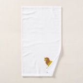 Leeuw ontwerp met monogram bad handdoek (Handdoek)