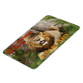 Leeuw op Maasai Mara 1 Save-the-Date Magneet (Linkerzijde)