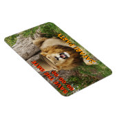 Leeuw op Maasai Mara 1 Save-the-Date Magneet (Rechterzijde)