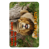 Leeuw op Maasai Mara 1 Save-the-Date Magneet (Verticaal)