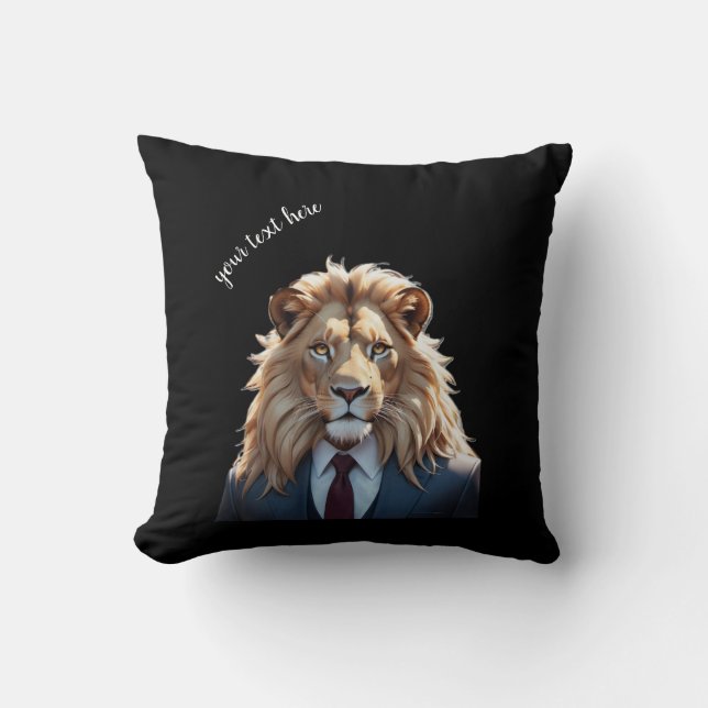 leeuw op pak kussen (Voorkant)