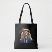 leeuw op pak tote bag (Voorkant)