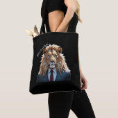 leeuw op pak tote bag (Dichtbij)