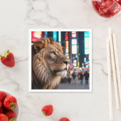 Leeuw op Times Square Servet (Insitu)