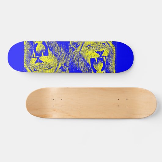 leeuw persoonlijk skateboard (Horizontaal)