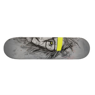 leeuw persoonlijk skateboard
