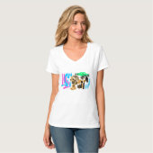 Leeuw plezier t-shirt (Voorkant volledig)
