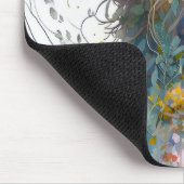 Leeuw Portret Dier Schilderen Wildlife Forest Muismat (Hoek)