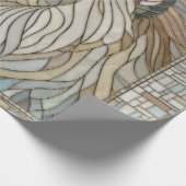 Leeuw Portret Mozaïek Kunst Cadeaupapier (Hoek)