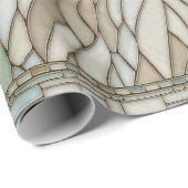 Leeuw Portret Mozaïek Kunst Cadeaupapier (Rol Hoek)