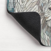 Leeuw Portret Mozaïek Kunst Muismat (Hoek)