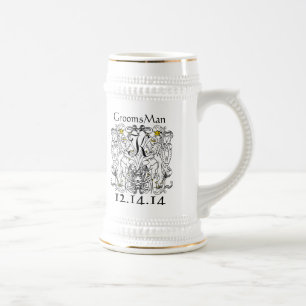 Leeuw Rampant Renaissance Bruiloft Bierpul