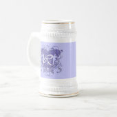 Leeuw Rampant Renaissance Bruiloft Bierpul (Voorkant links)