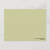 Leeuw Rampant Renaissance Bruiloft Briefkaart (Achterkant)