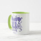 Leeuw Rampant Renaissance Bruiloft Mok (Voorkant links)