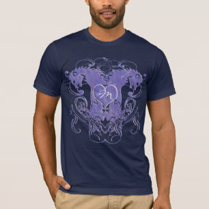 Leeuw Rampant Renaissance Bruiloft T-shirt