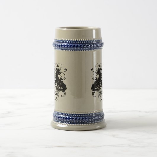 Leeuw Rampant Renaissance Middeleeuwse Bruiloft Bierpul (Center)