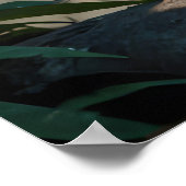 Leeuw rechtop poster (Hoek)