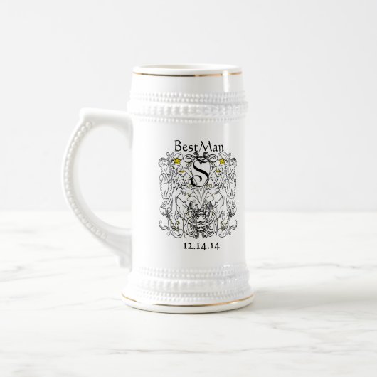 Leeuw Renaissance Bruiloft Bierpul (Links)