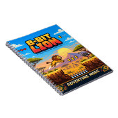 Leeuw, Retro 8-Bit Pixelkunst Notitieboek (Rechterzijde)