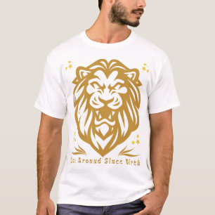 Leeuw Rondgehangen Vanaf Geboorte : Grappig Luie L T-shirt