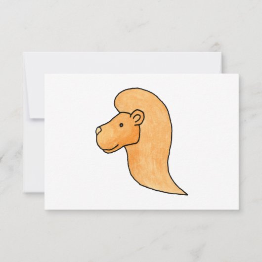 Leeuw. RSVP Kaartje (Achterkant)