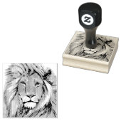 Leeuw Rubberstempel (Gestempeld)