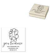 Leeuw Rubberstempel (Gestempeld)
