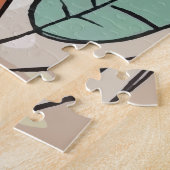 Leeuw schattig legpuzzel (Zijkant)