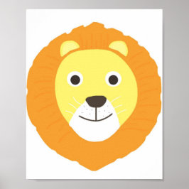 Leeuw schilderkunst poster