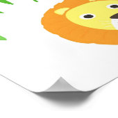 Leeuw schilderkunst poster (Hoek)