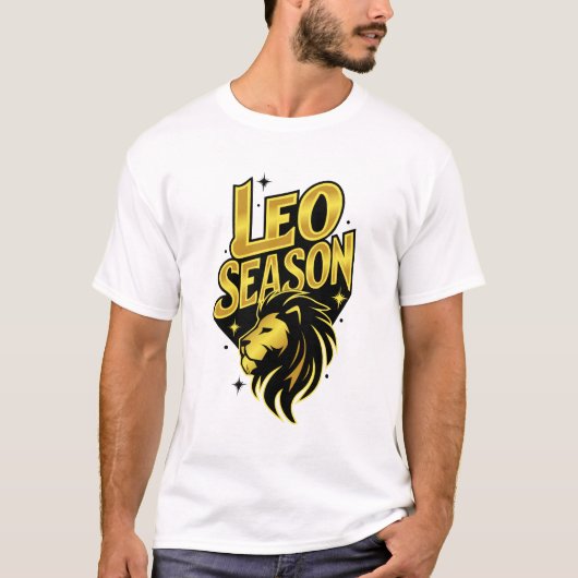 Leeuw Seizoen Astrologie Pride Zodiac Lion T-shirt (Voorkant)