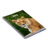Leeuw Spiraal notebook Notitieboek (Rechterzijde)