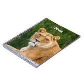Leeuw Spiraal notebook Notitieboek (Linkerzijde)