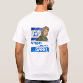 LEEUW - STA MET ISRAËL T-SHIRT (Achterkant)