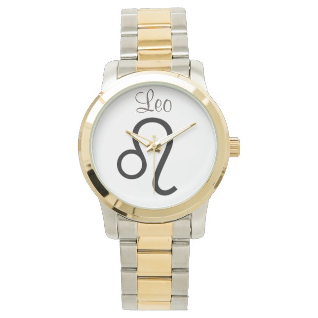 Leeuw Sterrenbeeld. Dameshorloges. Horloge (Voorkant)
