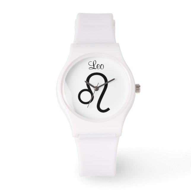 Leeuw Sterrenbeeld. Dameshorloges. Horloge (Voorkant)