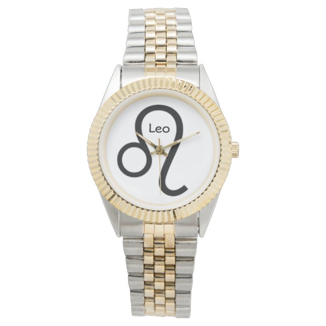 Leeuw Sterrenbeeld. Herenhorloges. Horloge (Voorkant)