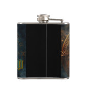 Leeuw Sterrenbeeld Heupfles (Achterkant)