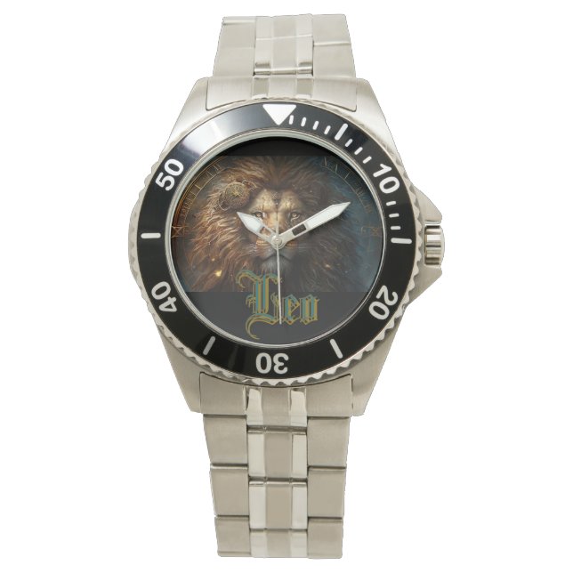 Leeuw Sterrenbeeld Horloge (Voorkant)