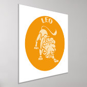 Leeuw, sterrenbeeld, horoscoop, astrologie folie afdrukken (Laagn)