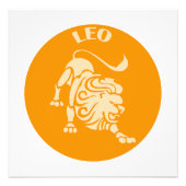 Leeuw, Sterrenbeeld, Horoscoop, Astrologie Foto Afdruk (Voorkant)
