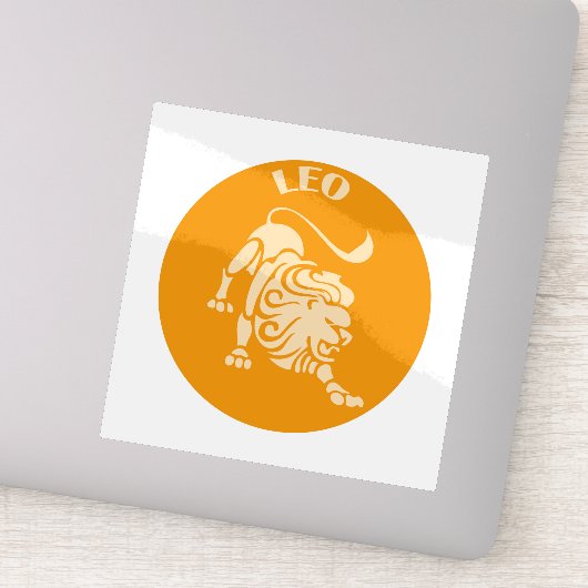Leeuw, Sterrenbeeld, Horoscoop, Astrologie Sticker (Detail)