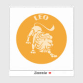 Leeuw, Sterrenbeeld, Horoscoop, Astrologie Sticker (Vel)