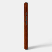 Leeuw Sterrenbeeld in mahoniehout stijl Case-Mate iPhone Case (Achterkant / Links)