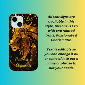 Leeuw sterrenbeeld iPhone 15 case