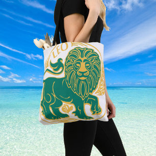 Leeuw Sterrenbeeld op een Tote Bag