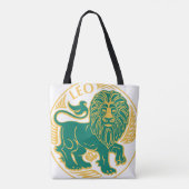 Leeuw Sterrenbeeld op een Tote Bag (Achterkant)