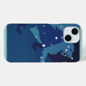 Leeuw Sterrenbeeld Retro Dierenriem Astrologie Case-Mate iPhone Case (Achterkant (horizontaal))